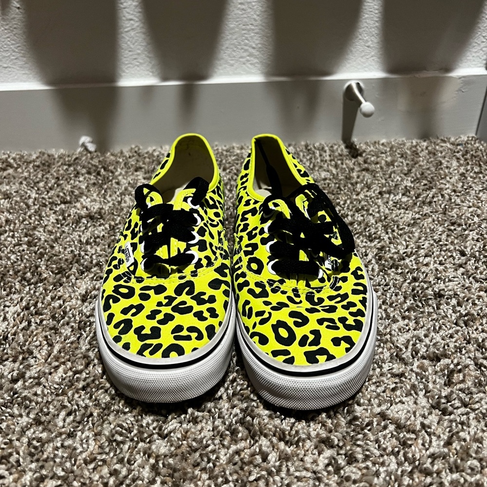 Neon Leopard Vans